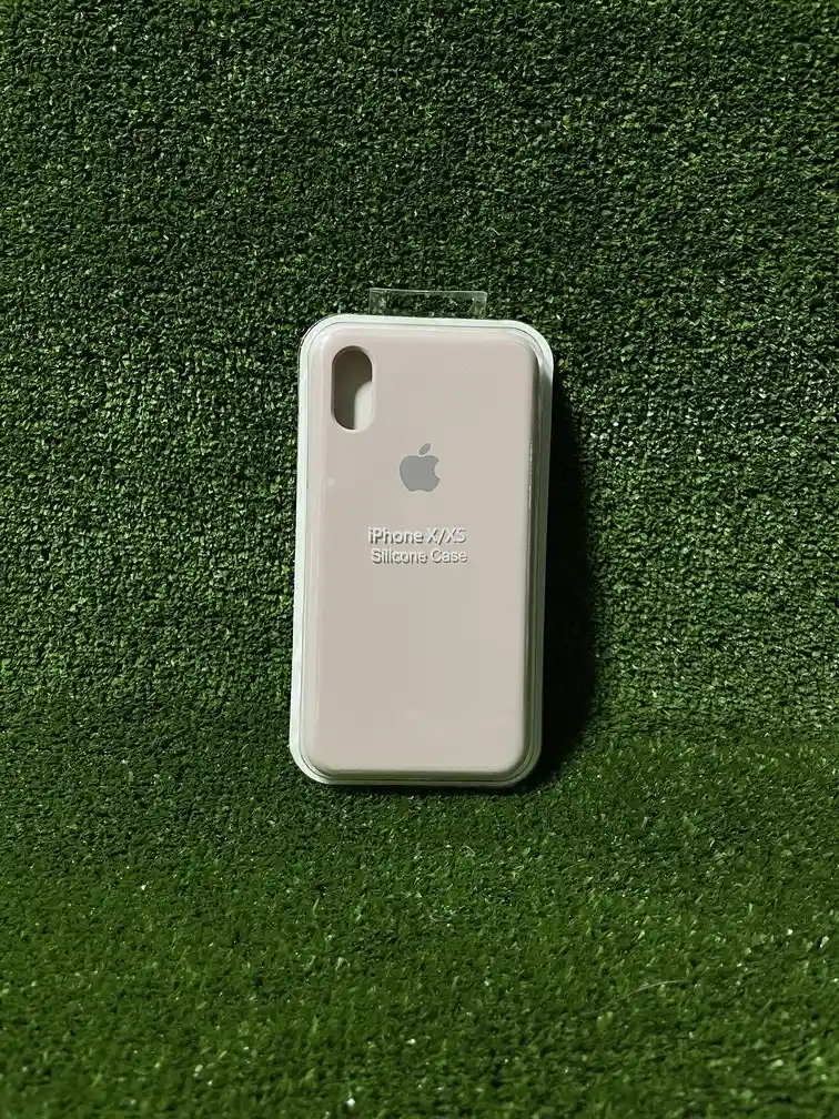 Iphone X | Silicone Case | Forro Rigido | Funda Antihumendad | Carcasa Protectora | Full Proteccion | Crema*