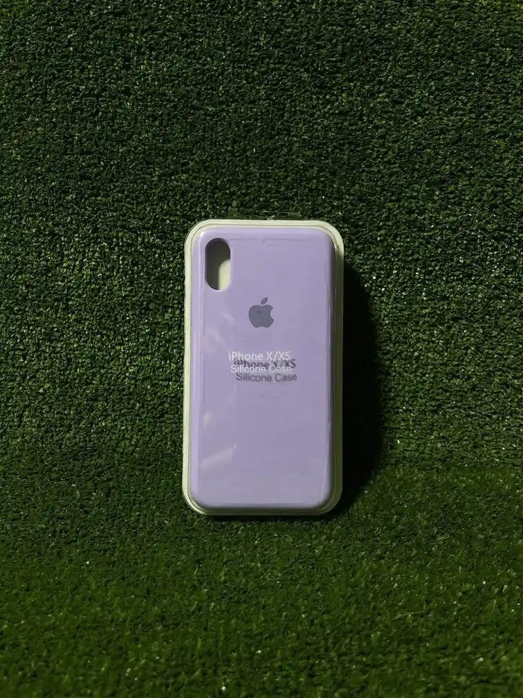 Iphone Xs | Silicone Case | Forro Rigido | Funda Antihumendad | Carcasa Protectora | Full Proteccion | Lila*