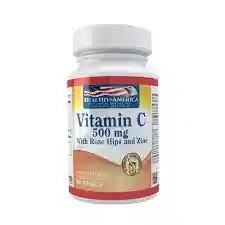 Vitamina C 500mg With Rose 100