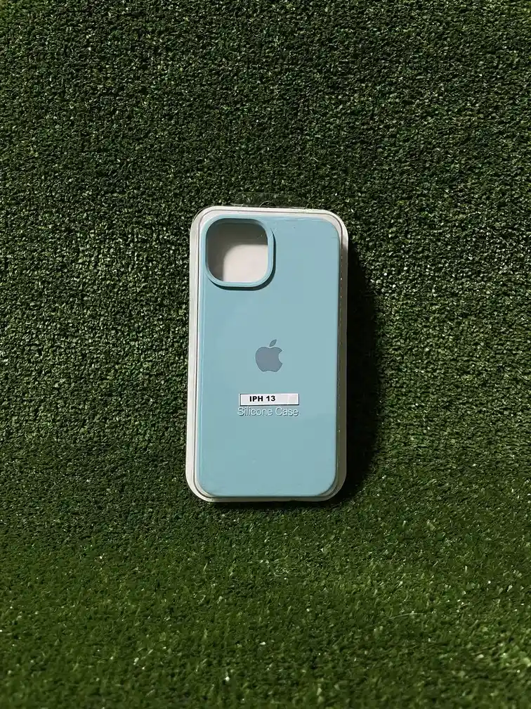 Iphone 13 | Silicone Case | Forro Rigido | Funda Antihumendad | Carcasa Protectora | Full Proteccion | Azul*