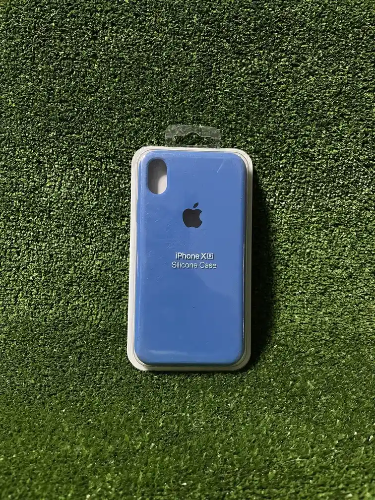 Iphone Xr | Silicone Case | Forro Rigido | Funda Antihumendad | Carcasa Protectora | Full Proteccion | Azul*