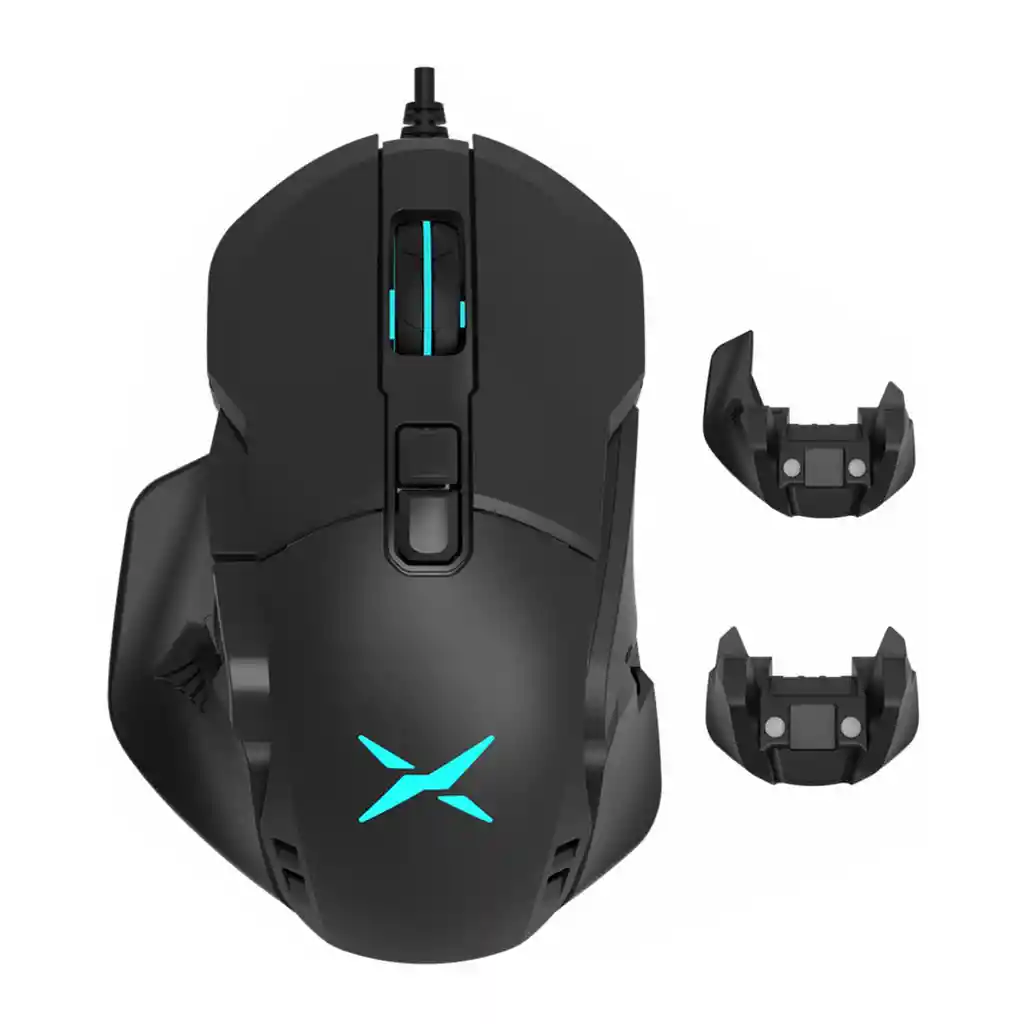 Mouse Gamer Inalámbrico Recargable Delux M629 Rgb / 16000dpi