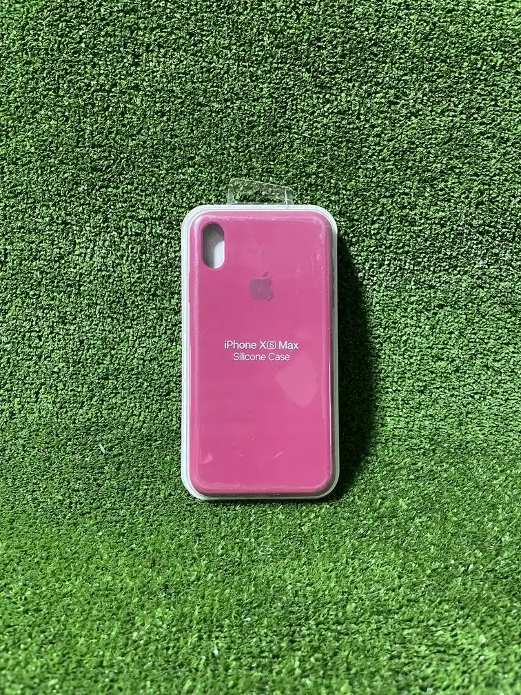 Iphone Xs Max | Silicone Case | Forro Rigido | Funda Antihumendad | Carcasa Protectora | Full Proteccion | Rosado Fucsia*