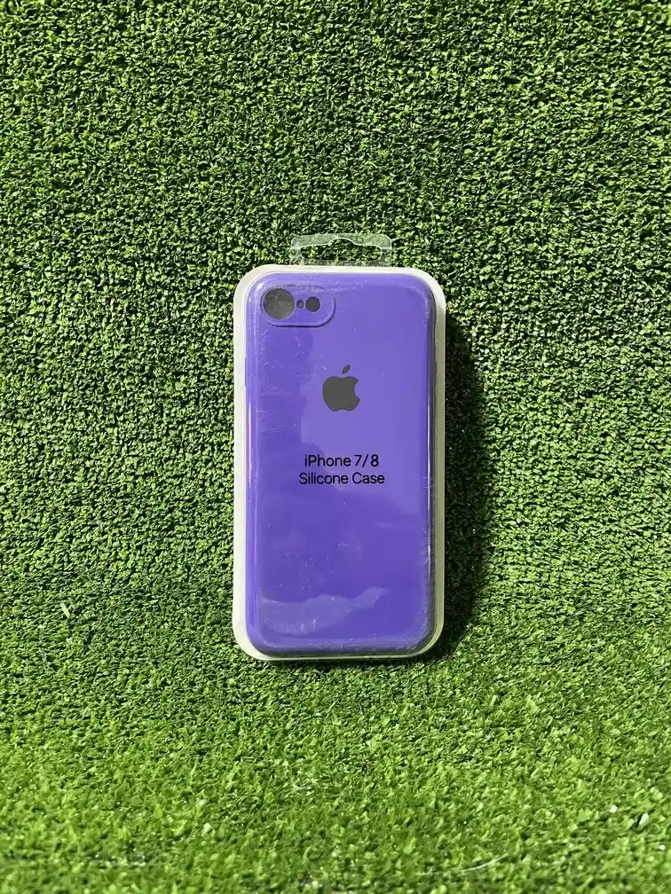 Iphone 7 / 8 | Silicone Case | Forro Rigido | Funda Antihumendad | Carcasa Protectora | Full Proteccion | Morado Claro*