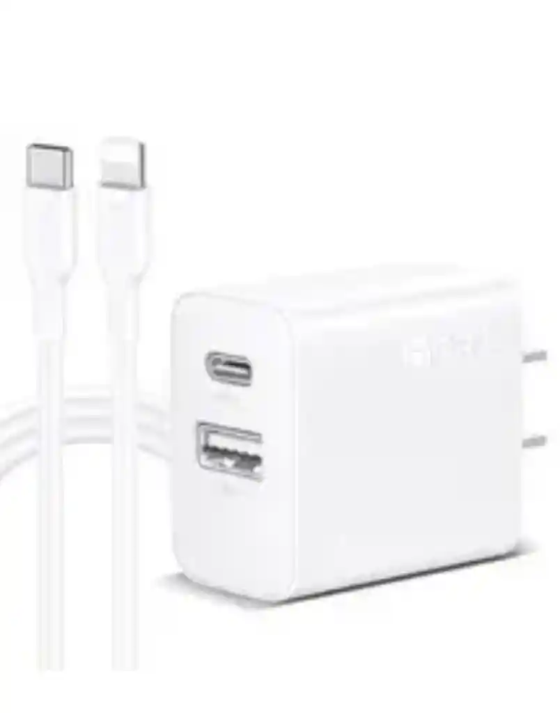 Cargador Iphone 20w Carga Rápida