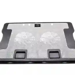 Base Reclinable Usb 2.0 6 Ángulos Inclinación 2 Ventiladores Para Pc , Consolas, Dvr Etc