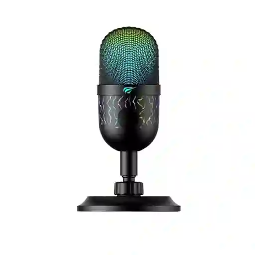 Microfono Gamer De Mesa Havit Gk52 Rgb | Omnidireccional
