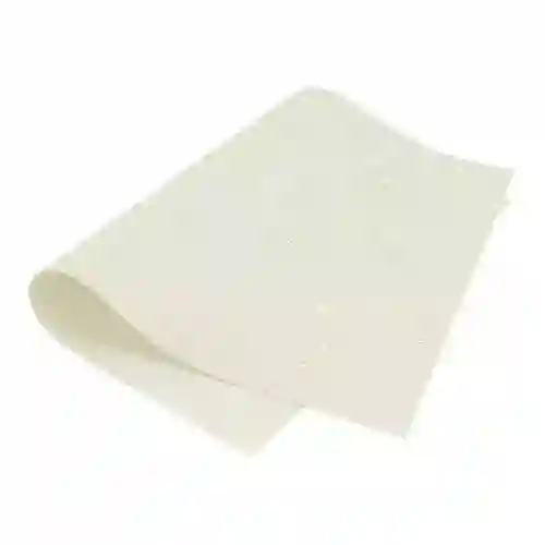 Foamy 1/2 Escarchado Color Blanco