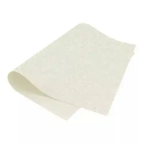 Foamy 1/2 Escarchado Color Blanco