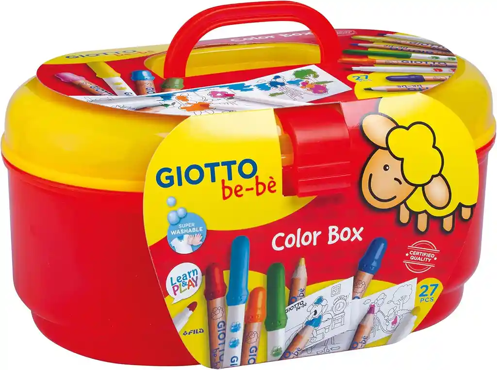 Set De Arte Colores Y Marcadores Ergonómicos Niños Niñas