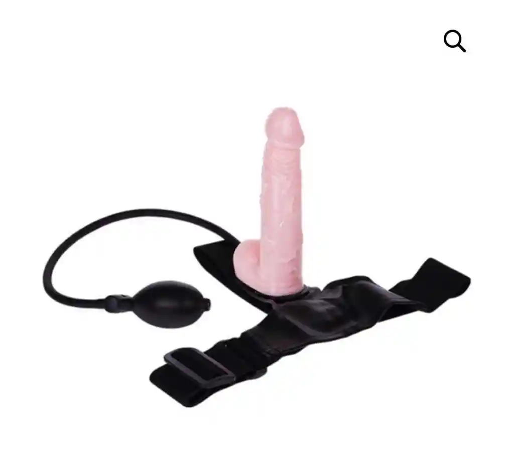 Arnes Con Dildo Inflable Consolador Realista