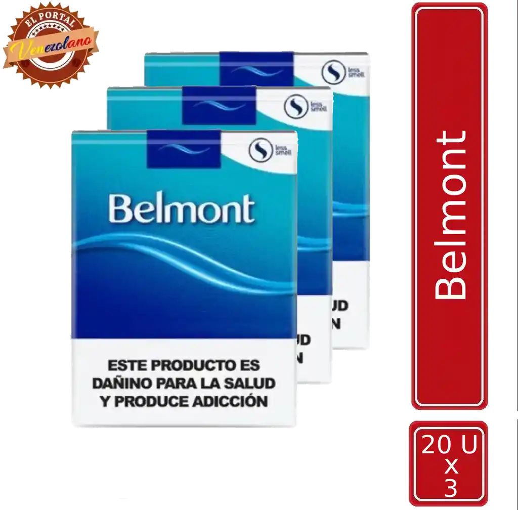 Cigarrillos Belmont X 3