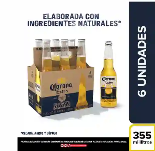 Cerveza Sixpack Corona