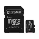 Memoria Micro Sd Con Adaptador 128gb Clase 10 Kingston