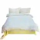Funda Duvet Estampado Franjas Crema Doble + Sabana Plana