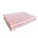 Funda Duvet Estampado Franjas Rosa Doble + Sabana Plana