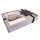 Funda Duvet Sampson Bordado Gris Claro Queen + Sabana Plana