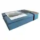 Funda Duvet Sampson Bordado Celeste Doble + Sabana Plana