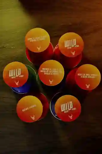 Juego De Beer Pong (cartas Con Retos Y Tipos De Lanzamiento) Wild Beer Pong | Cumba Group