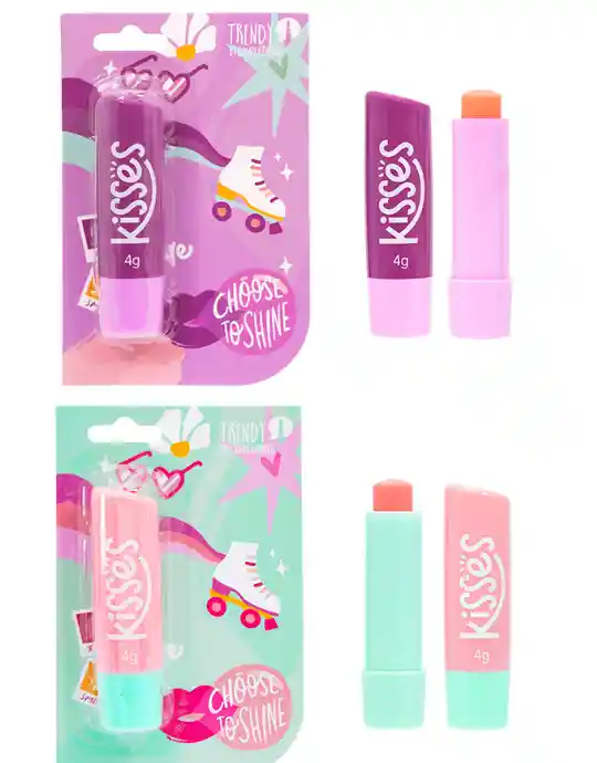 Brillo Lip Balm Kisses Sin Color