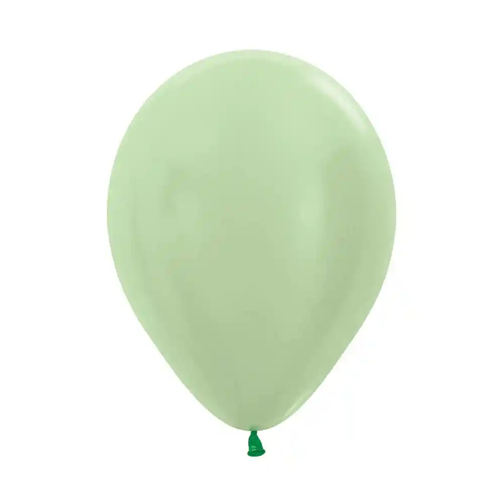 Bombas Globos R12 Satin Verde Paquete X 10. Sempertex