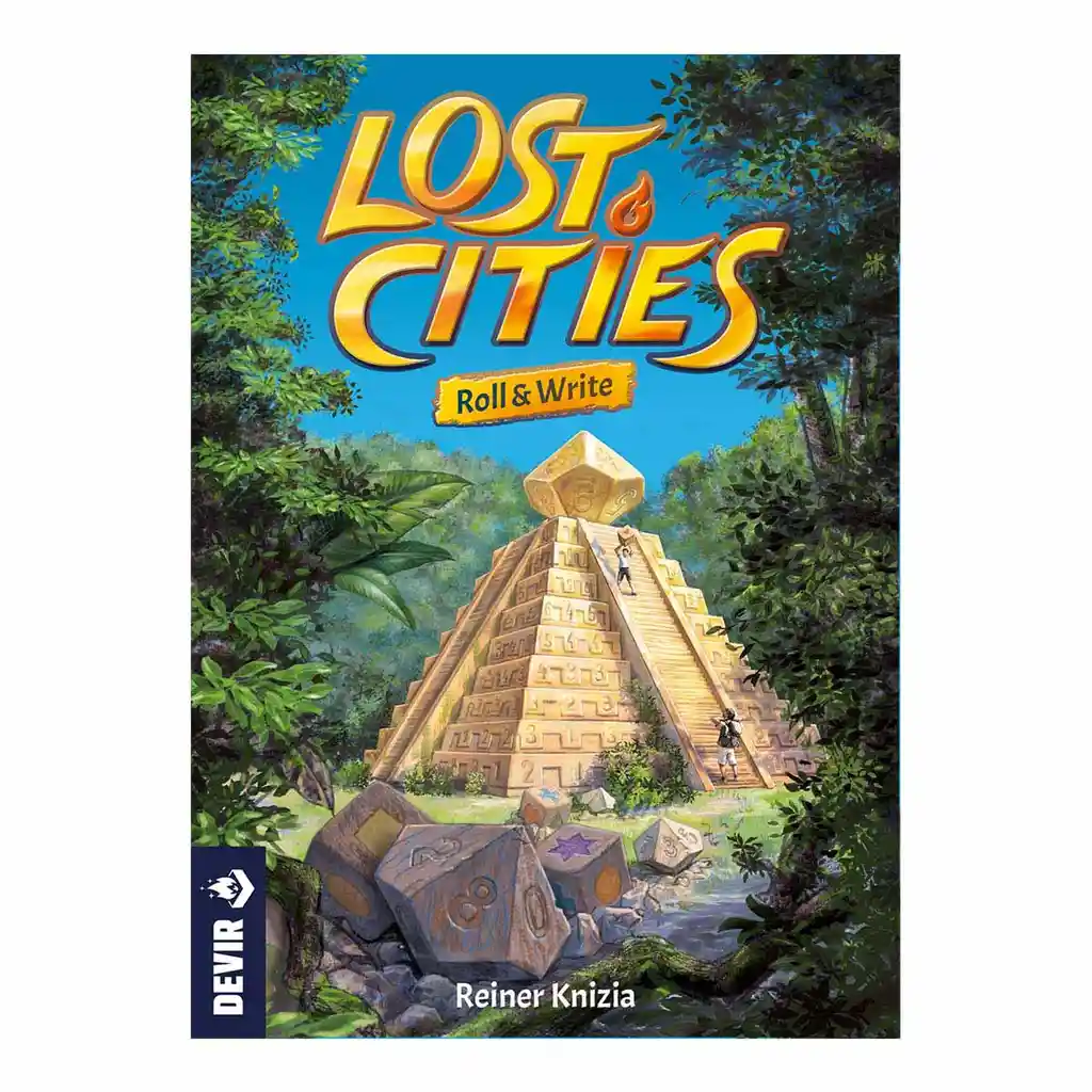 Juego De Mesa Lost Cities Roll And Write Familiar Estrategia