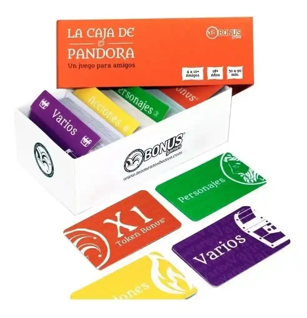 Juego De Mesa La Caja De Pandora Colombiano Cartas Adultos