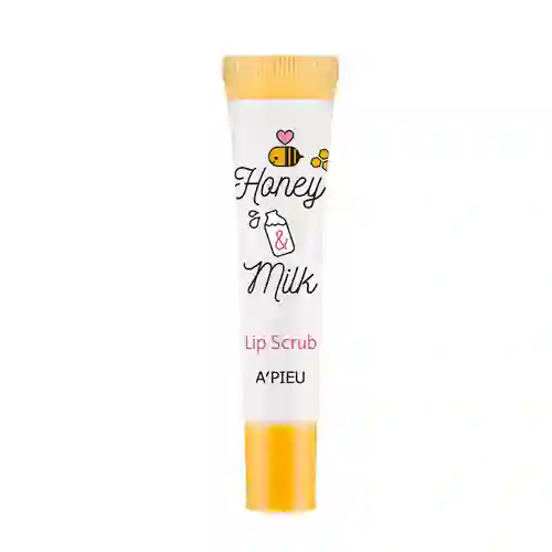 Honey & Milk Lip Scrub Exfoliante Para Labios A'pieu