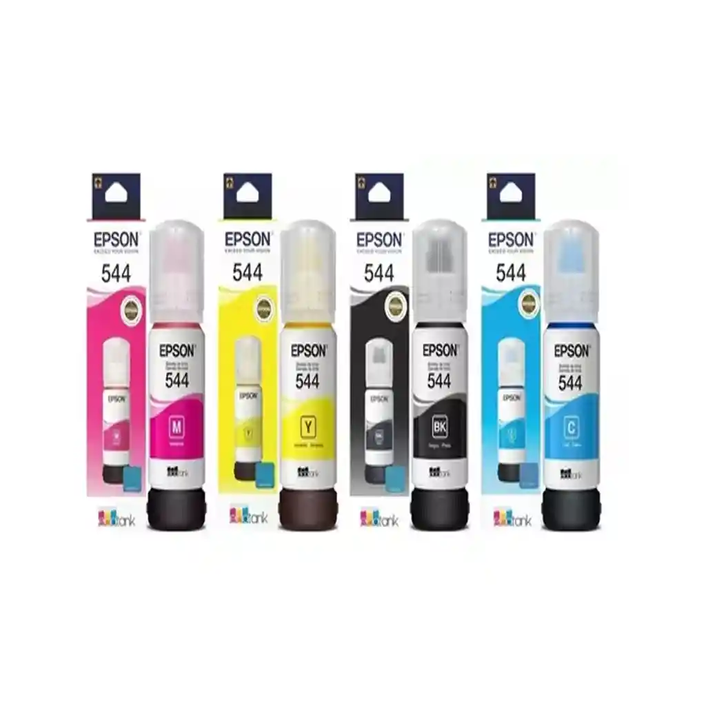 Tinta Epson 544 Kit X5 L3210 L3110 L3250 L3150 L5290 L5590