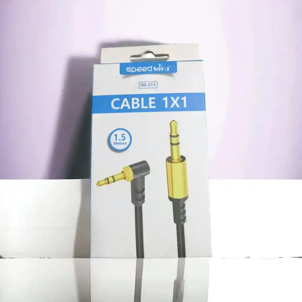Cable De Audio 1x1, Marca Speed Song, 1.5 Metros