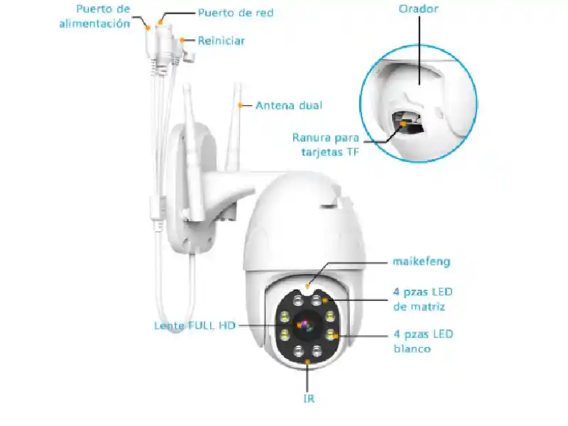 Camara Para Exterior V380 Pro