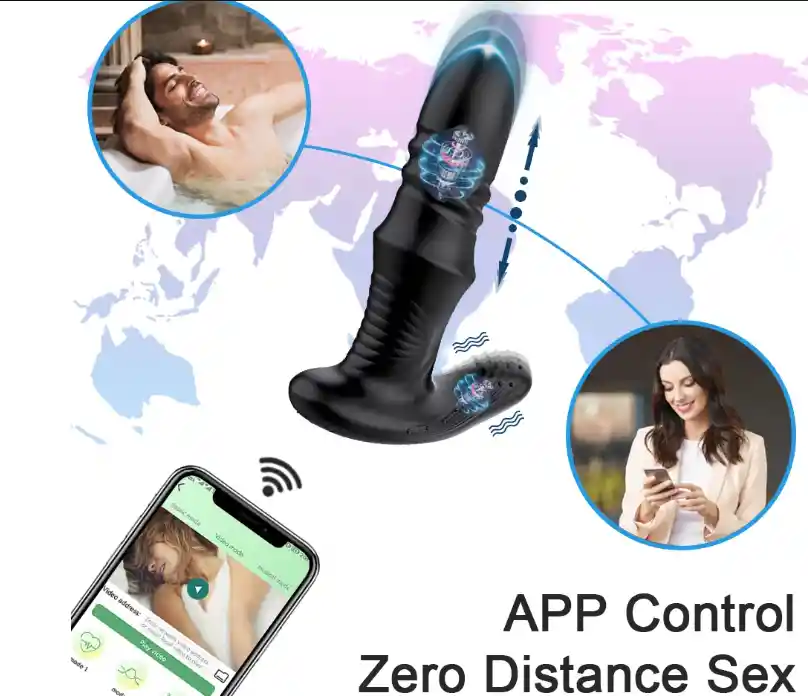 Vibrador Prostata Bluetooth A Distancia Mundial Hombres Punto G Estimulador Masculino