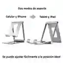 Soporte Para Celular, Iphone, Tablet Y Ipad Color Gis