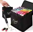 Marcadores De Dibujo De 48 Colores: Doble Punta, Base Alcohol