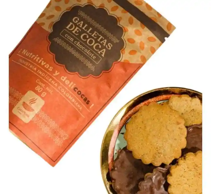 Galletas De Coca Y Chocolate Cocanasa 80g