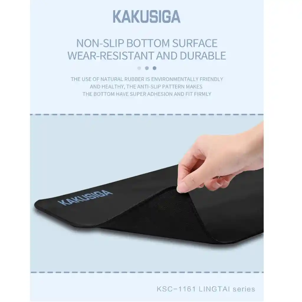 Mousepad Kakusiga 80x30 Cm Xl Boreal | Tela Y Goma | Suave