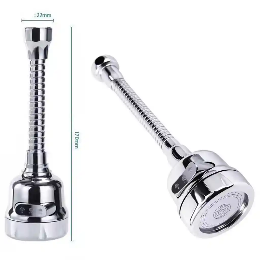 Grifo Extensor Ahorrador De Agua Giratorio Cocina Lavaplatos