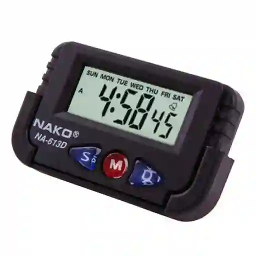 Reloj Digital Alarma Cronometro Fecha Carro Moto Supli