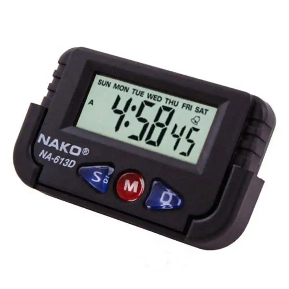 Reloj Digital Alarma Cronometro Fecha Carro Moto Supli