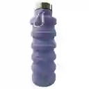 Botella De Agua Plegable Termo 500ml Silicona, Deporte, Gym