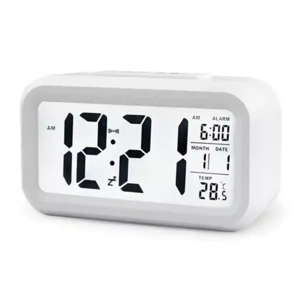 Reloj Despertador Led De Temperatura Digital Función Alarma