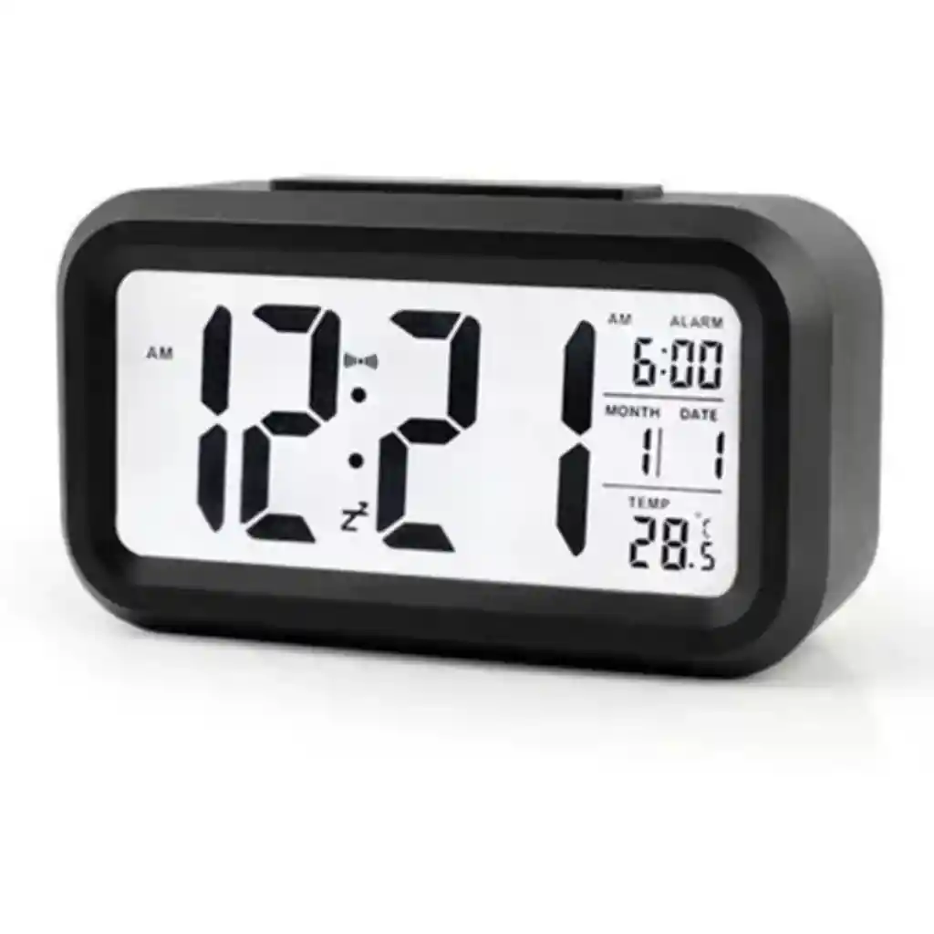 Reloj Despertador Led De Temperatura Digital Función Alarma