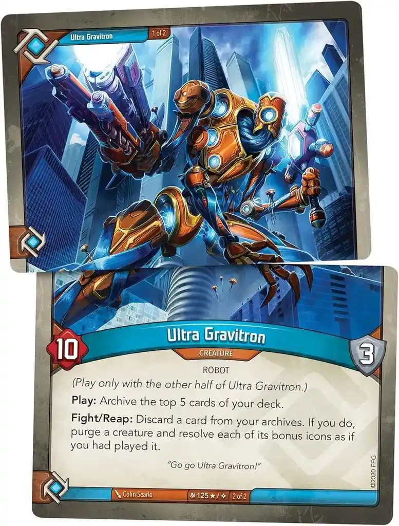 Juego De Mesa Keyforge Mutacion Masiva 2 Jugadores Cartas