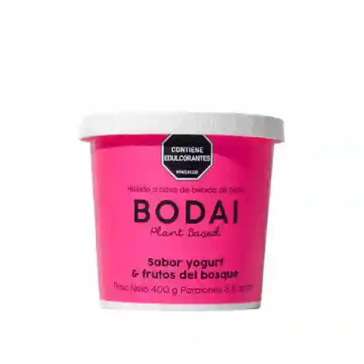 Helado Yogurt Y Frutos Del Bosque 400g Bodai