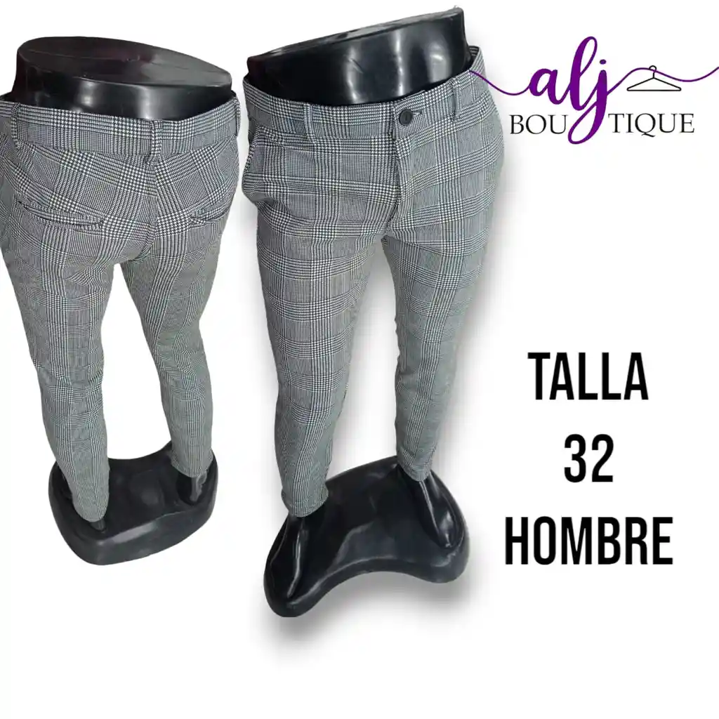 Pantalon De Vestir Caballero Talla 32