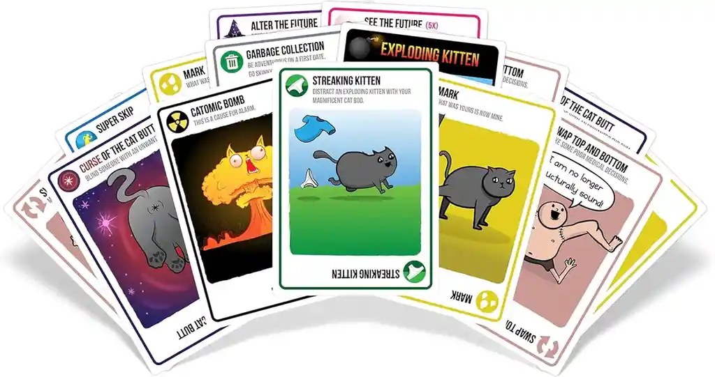 Juego De Mesa Exploding Kittens Baraja Expansión Cartas