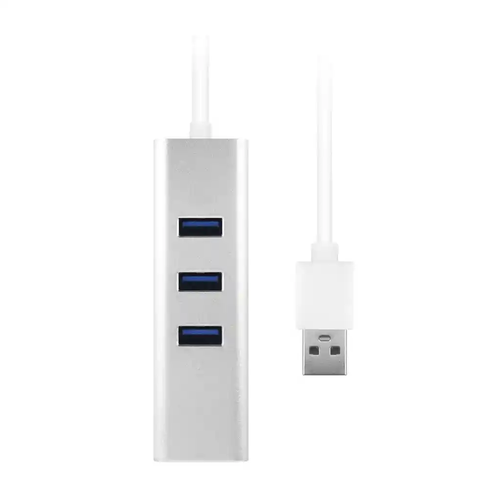 Adaptador Usb A Ethernet Rj45 3.0 Hub 3 Puertos 10/100/1000
