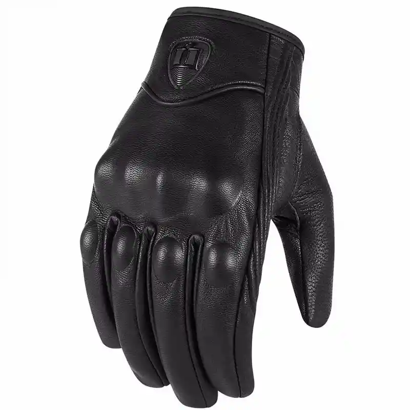 Guantes Moto Icon Pursuit Cuero Liso