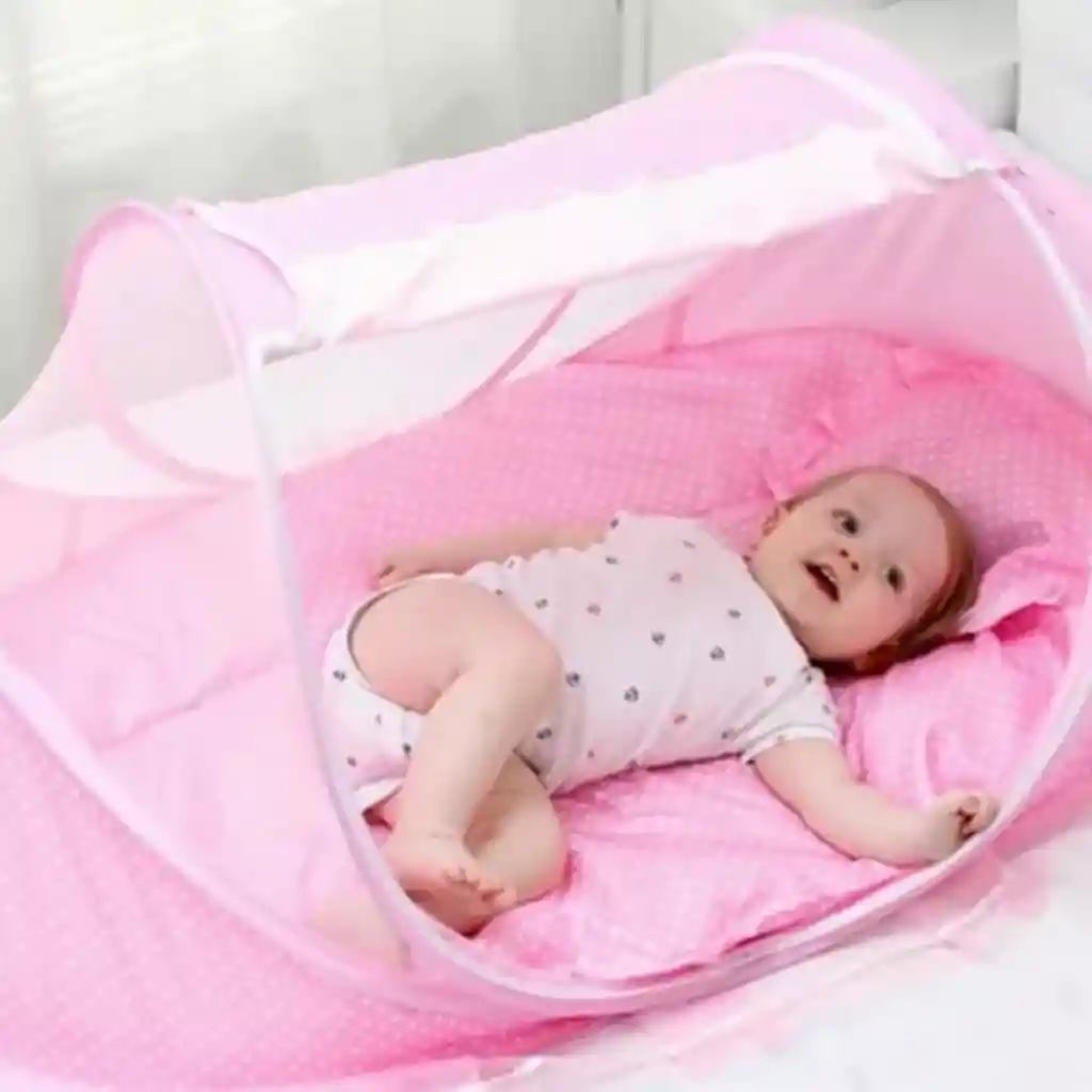 Toldillo Mosquitero Portátil Para Bebe Acolchado Envió Ya