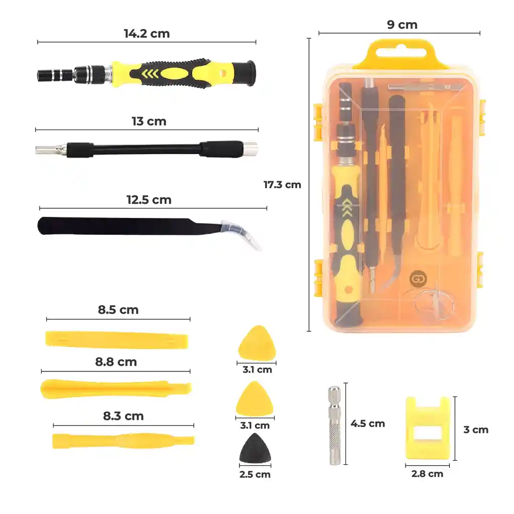 Set Destornillador Precisión 108 En 1 Estuche Multifunción